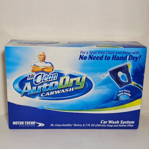 New Mr. Clean AutoDry Carwash System Car Detail Kit With Soap + Filter + Sprayer - Picture 1 of 6